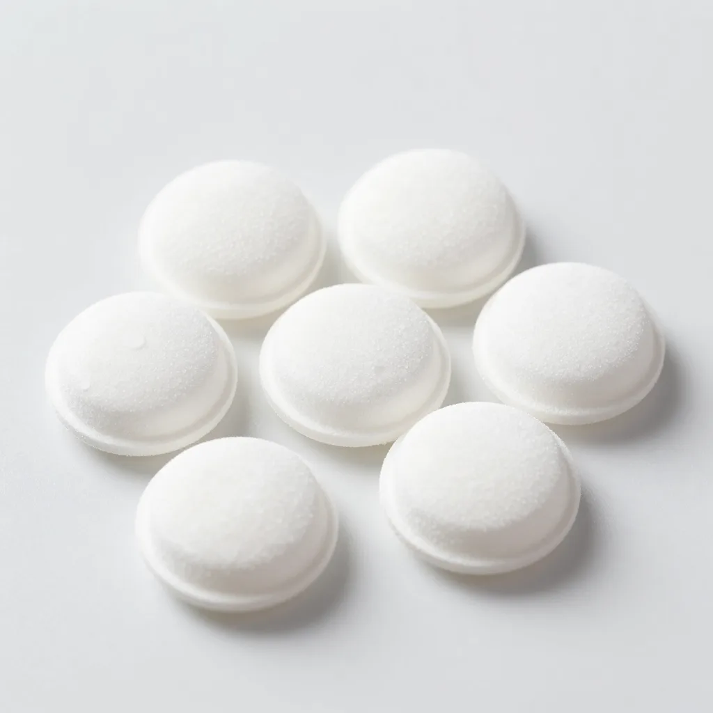 Large hydrocolloid dots on a light background